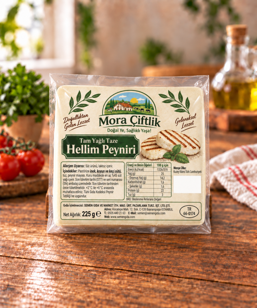 Mora Çiftlik Hellim Peyniri
