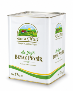 Mora Çiftlik Az Yağlı Beyaz Peynir 17 kg teneke
