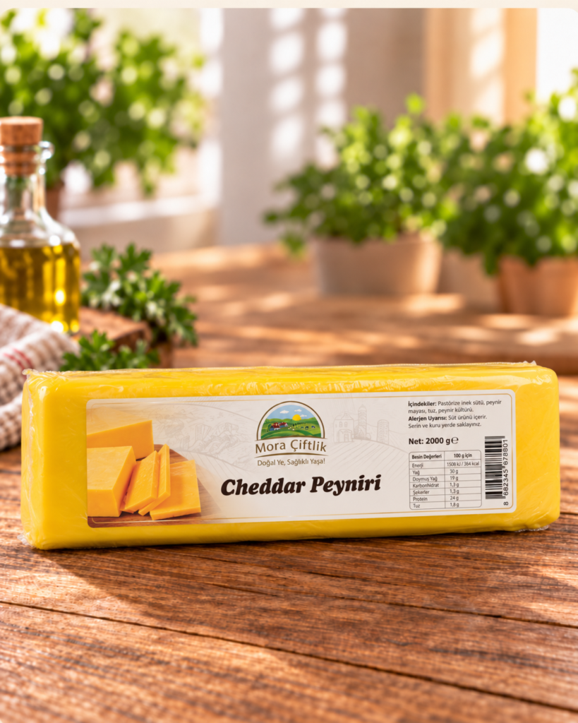 Mora Çiftlik Cheddar Peyniri